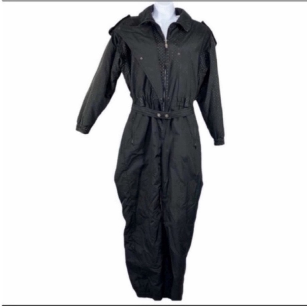 FERA SKIWEAR Gold Polka Dots Winter Snowsuit 10